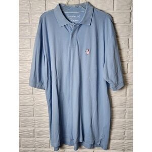 Shankapotamus Golf Polo Shirt Mens XL Light Blue Golfing Casual
